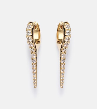 Boucles d'oreilles Lola Small en or 18 ct et diamants | Melissa Kaye