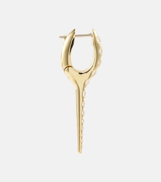 Boucles d'oreilles Lola Small en or 18 ct et diamants | Melissa Kaye
