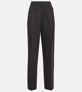 Pantaloni regular a pieghe | Victoria Beckham