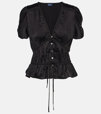 Puff-sleeve blouse | Polo Ralph Lauren