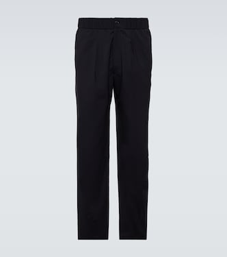 Gerade Mid-Rise-Hose aus Schurwolle | Giorgio Armani