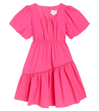 Vestido de algodón bordado con abertura | Scotch & Soda Kids
