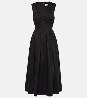 Vestido midi Delphine de mezcla de algodón | Tove