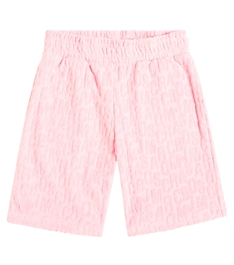 Shorts in spugna di misto cotone jacquard | Marc Jacobs Kids
