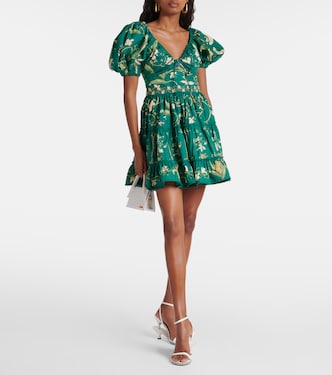 Minikleid Manzanilla Esmeralda aus Baumwolle | Agua by Agua Bendita