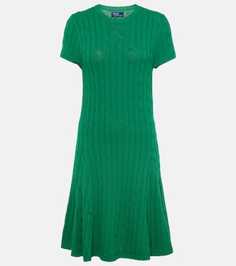 Vestido corto de punto trenzado | Polo Ralph Lauren