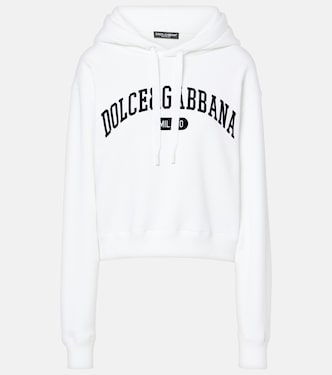 Sudadera con capucha de algodón con logo | Dolce&Gabbana