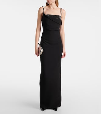 Verzierte Robe aus Crêpe | Roland Mouret
