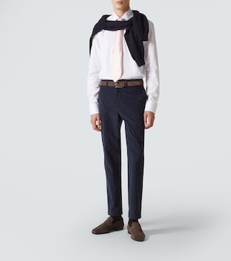 Hemd aus Baumwollpopeline | Canali