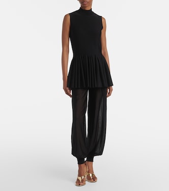 Pantalon ample à taille haute | Alaïa