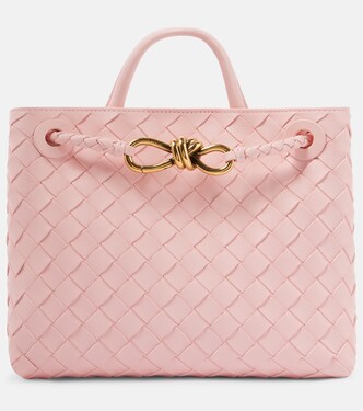 Andiamo Intrecciato Small leather tote bag | Bottega Veneta