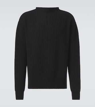 Ribbed-knit virgin wool sweater | Rick Owens