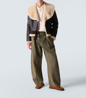 Pantalon ample Twisted Seam en coton | JW Anderson
