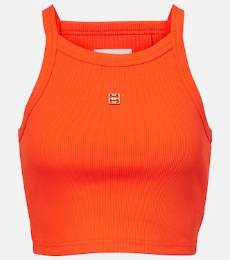Cotton jersey crop top | Givenchy