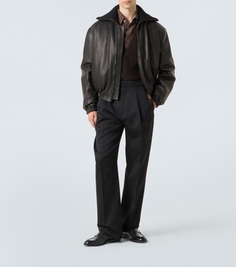 Leather bomber jacket | Zegna
