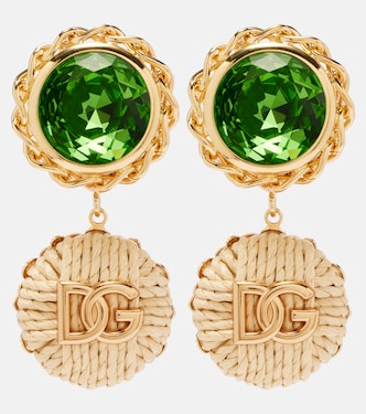 Boucles d’oreilles DG à cristaux | Dolce&Gabbana