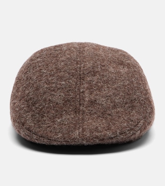 Logo wool-blend newsboy cap  | Ruslan Baginskiy