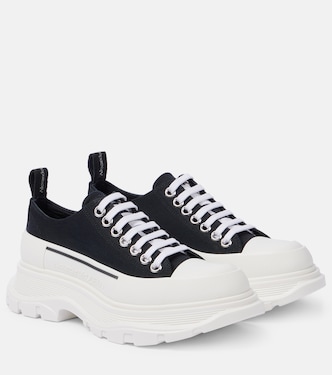 Zapatillas con plataforma Tread Slick de lona | McQueen