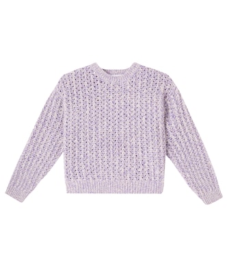 Wool, cashmere, and mohair-blend sweater | Brunello Cucinelli Kids