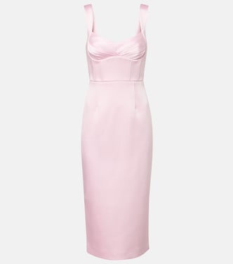 Aymee satin midi dress | Rebecca Vallance