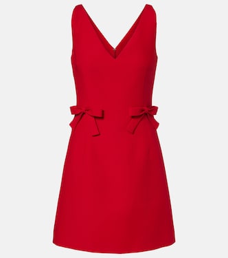 Crepe Couture bow-detail minidress | Valentino