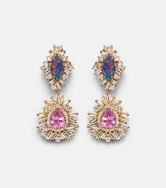 Orecchini in oro 18kt con pietre preziose | Suzanne Kalan