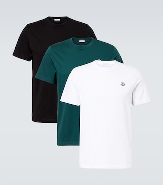 Set of 3 cotton jersey T-shirts | Moncler