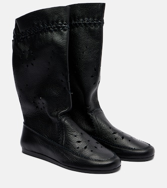 Welky laser-cut leather mid-calf boots | Isabel Marant