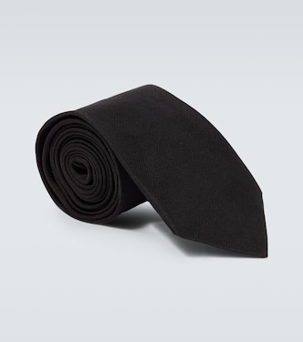 Silk satin tie | Prada