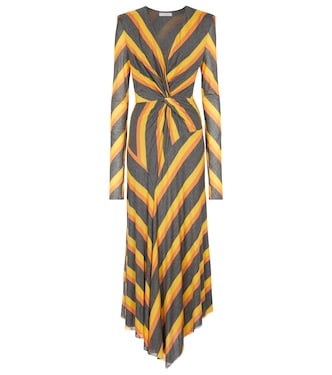 Striped jersey midi dress | Philosophy di Lorenzo Serafini