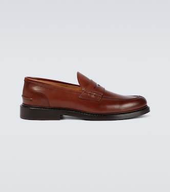 Mocasines penny de piel | Brunello Cucinelli