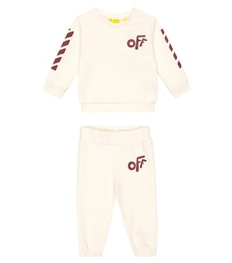 Baby - Felpa e pantaloni in cotone | Off-White Kids