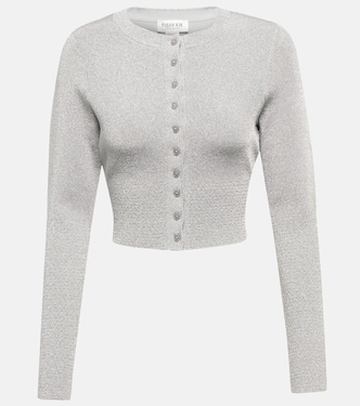Glitter cropped cardigan | Victoria Beckham