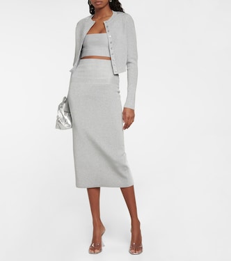 Glitter cropped cardigan | Victoria Beckham