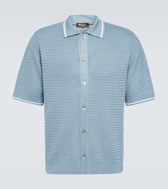 Linen polo top | Loro Piana