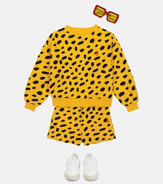 Hedgehog printed cotton jersey shorts | The Animals Observatory