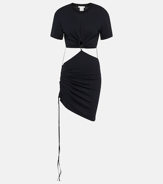 Cutout cotton jersey T-shirt dress | Nensi Dojaka