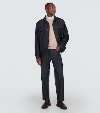 Neive denim and cashmere jacket | Loro Piana