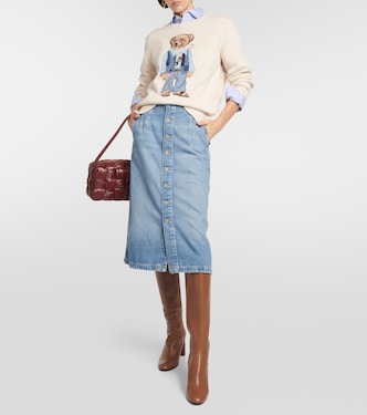 Falda midi en denim de línea A | Polo Ralph Lauren
