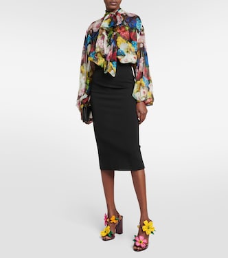 Sandali in vernice con applicazione | Dolce&Gabbana