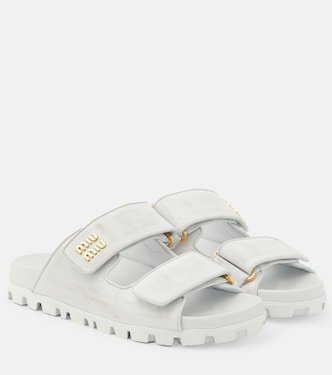 Sandalen aus Leder | Miu Miu