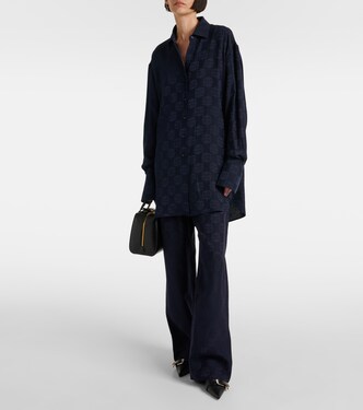 Camicia oversize in jacquard 4G | Givenchy