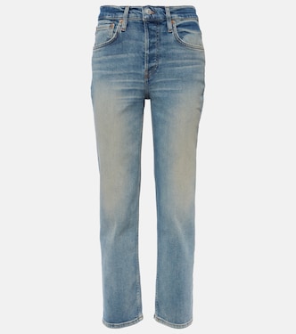 Mid Rise Stove Pipe straight jeans | Re/Done