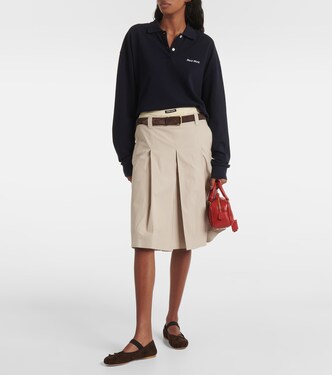Suede ballet flats | Miu Miu