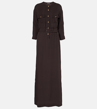 Striped belted shirt dress | Tom Ford