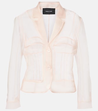 Silk organza blouse | Simone Rocha