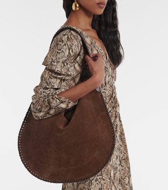 Schultertasche Oskan Large aus Veloursleder | Isabel Marant