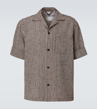 Checked bowling shirt | Bottega Veneta