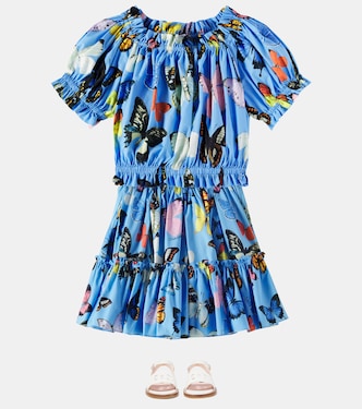Top in popeline di cotone con stampa | Dolce&Gabbana Kids