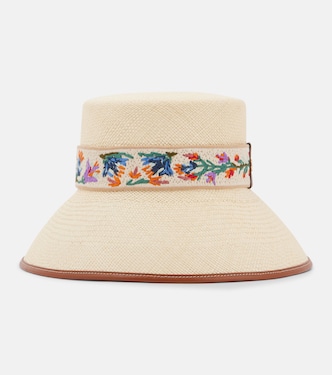 Antibes straw bucket hat | Valentino